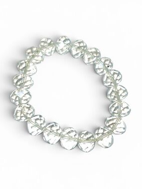 Vintage Crystal Bracelet Clear Bead